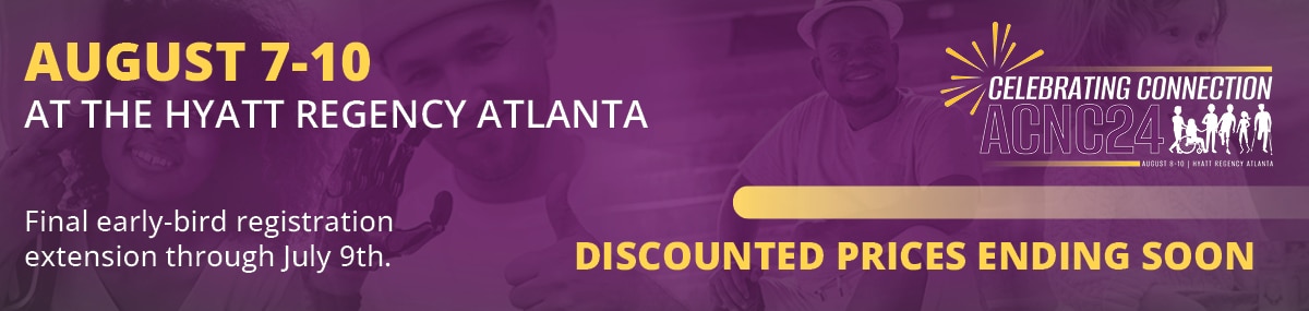 Register Now: Don't miss discounted prices for Amputee Coalition's National Conference in Atlanta, Georgia, August 8-10, 2024!