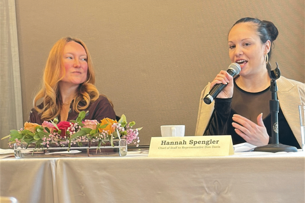 Ashlie White participating at the Capitol Conversation at GTTs.