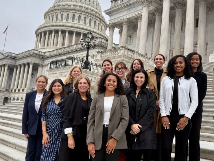 Amputee Coalition Policy Advocates in front of the Capitol Building in Washington DC.